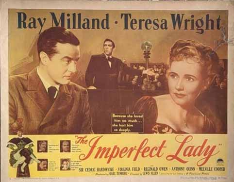 Teresa Wright in The Imperfect Lady 1947