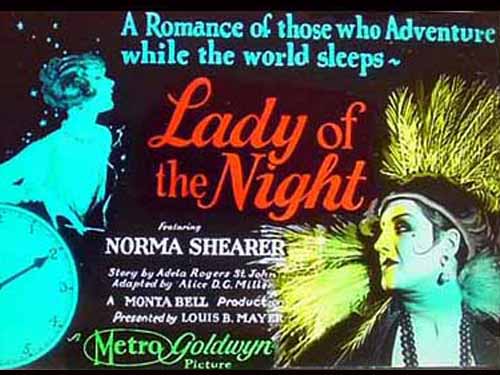 Norma Shearer in Lady Of The Night 1925